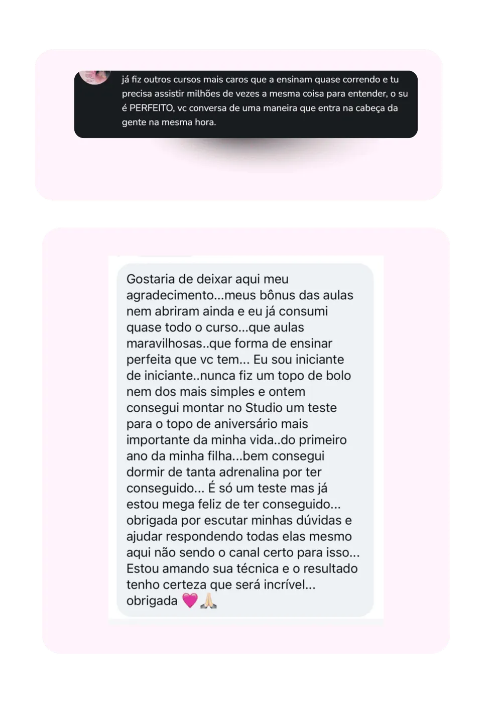 Nunca tinha feito um shaker. Consegui colocar no papel a ideia que tinha na cabeça